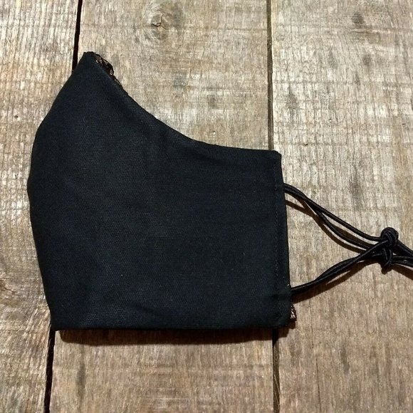 Lace Black Sexy Face Mask Cover Handmade Nu Goth - Picture 3 of 3